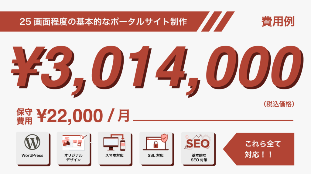 ポータルサイト料金例